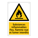 Substances inflammables Feu, flamme nue et fumer interdits