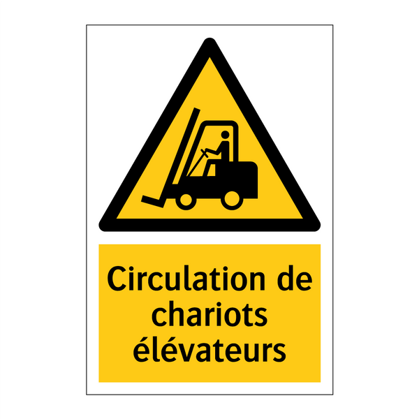 Circulation de chariots élévateurs