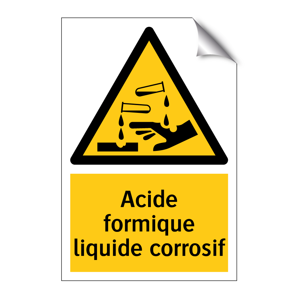Acide formique liquide corrosif