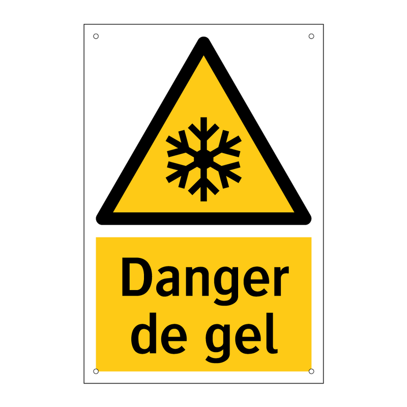 Danger de gel
