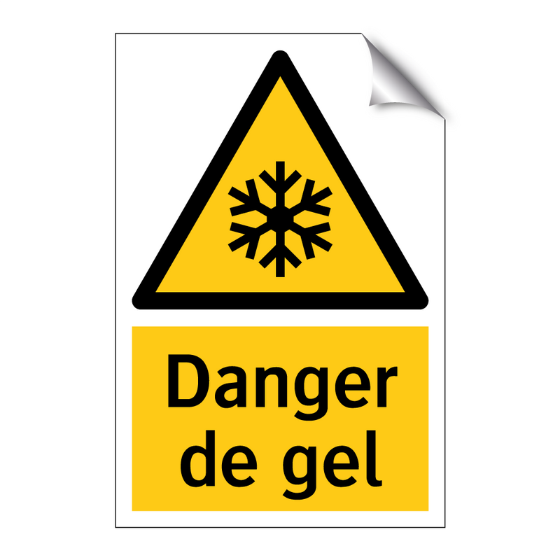 Danger de gel