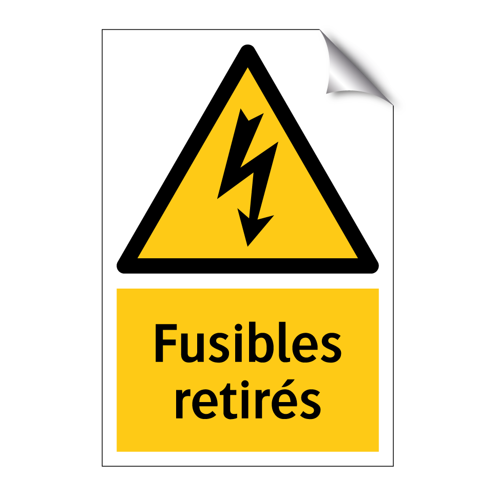 Fusibles retirés
