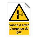 Vanne d'arrêt d'urgence de gaz