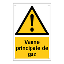 Vanne principale de gaz