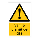Vanne d'arrêt de gaz