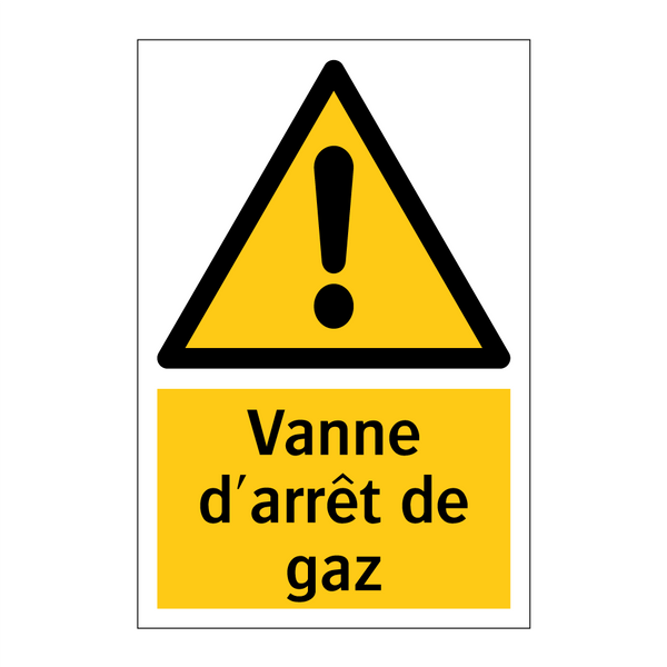 Vanne d'arrêt de gaz