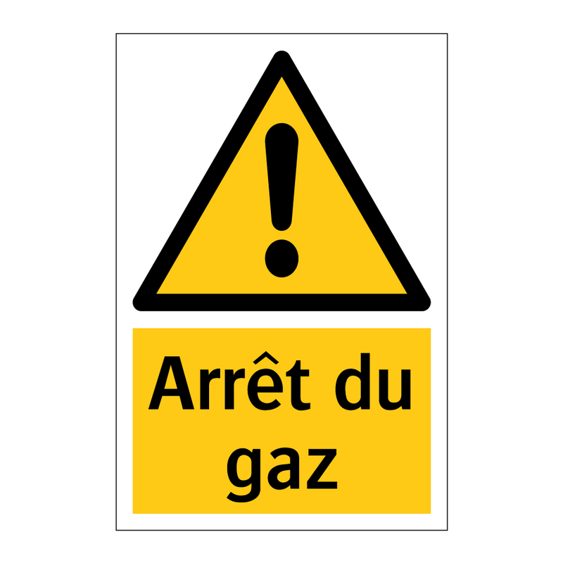 Arrêt du gaz