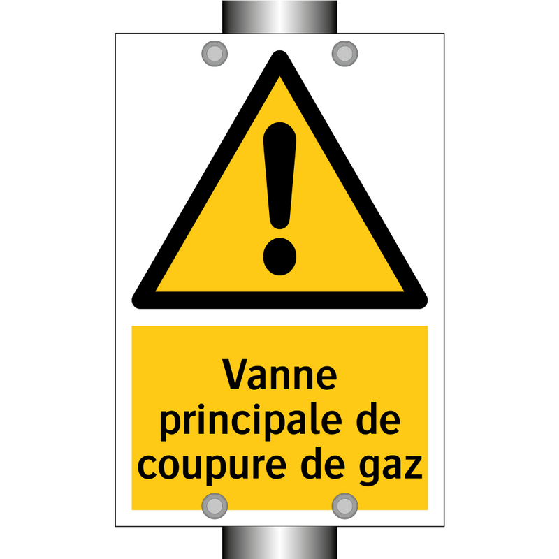 Vanne principale de coupure de gaz