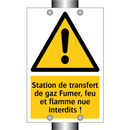 Station de transfert de gaz Fumer, feu et flamme nue interdits !