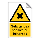 Substances nocives ou irritantes