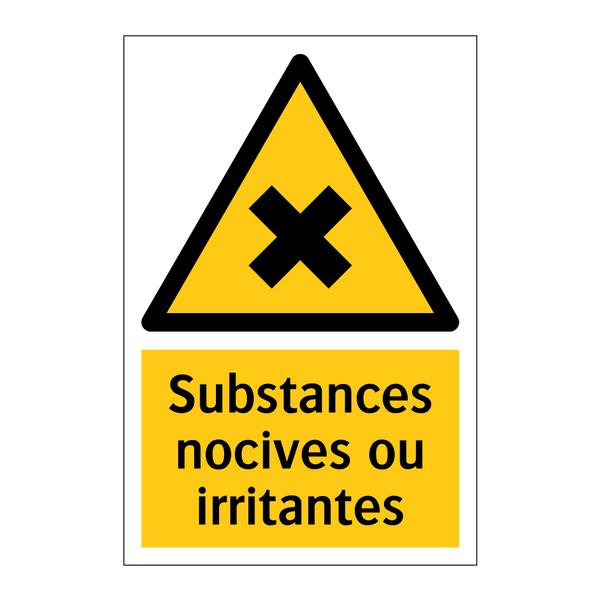 Substances nocives ou irritantes