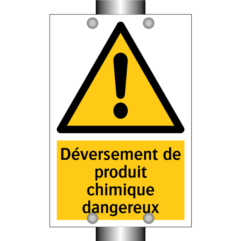 Déversement de produit chimique dangereux