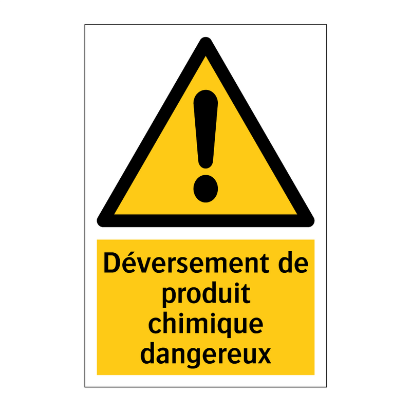 Déversement de produit chimique dangereux
