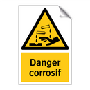 Danger corrosif