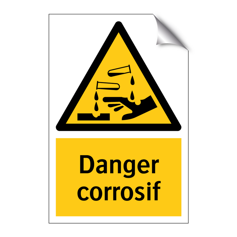 Danger corrosif