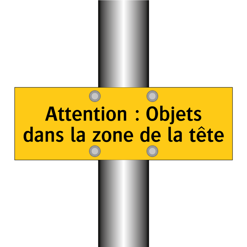 Attention : Objets dans la zone de la tête