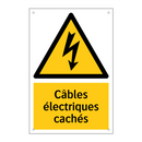 Câbles électriques cachés