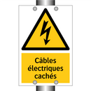 Câbles électriques cachés