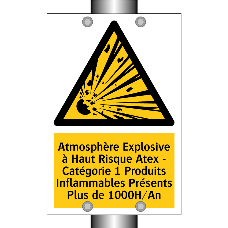 Atmosphère Explosive à Haut Risque Atex - Catégorie 1 Produits Inflammables Présents Plus de 1000H/An