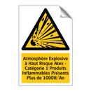 Atmosphère Explosive à Haut Risque Atex - Catégorie 1 Produits Inflammables Présents Plus de 1000H/An