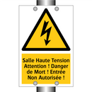 Salle Haute Tension Attention ! Danger de Mort ! Entrée Non Autorisée !
