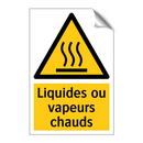 Liquides ou vapeurs chauds