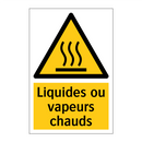 Liquides ou vapeurs chauds