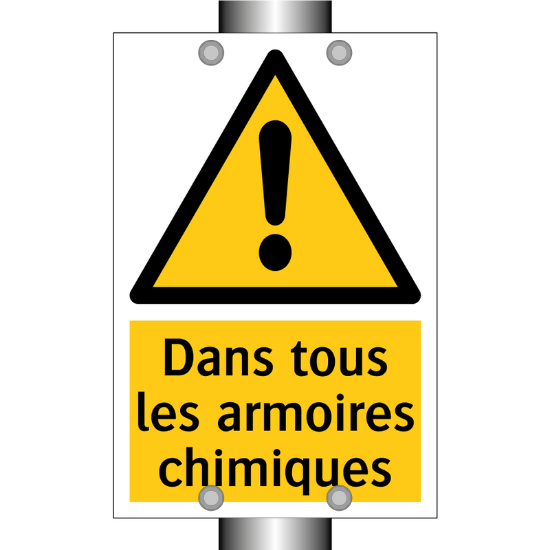 Dans tous les armoires chimiques
