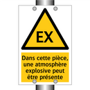Dans cette pièce, une atmosphère explosive peut être présente