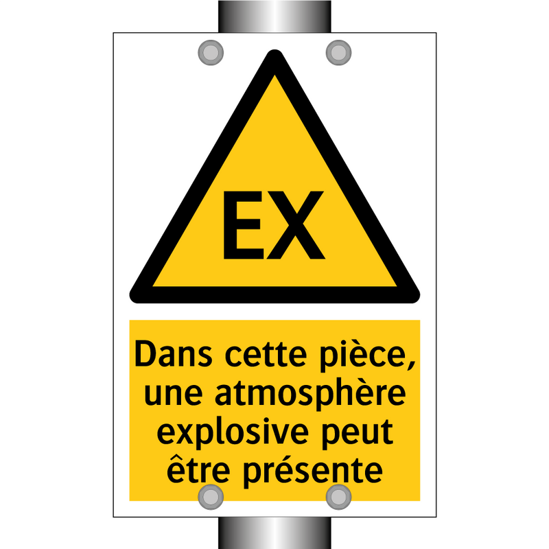 Dans cette pièce, une atmosphère explosive peut être présente