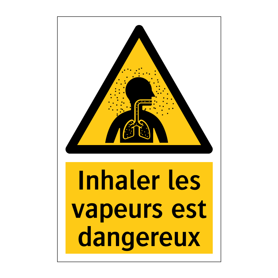 Inhaler les vapeurs est dangereux