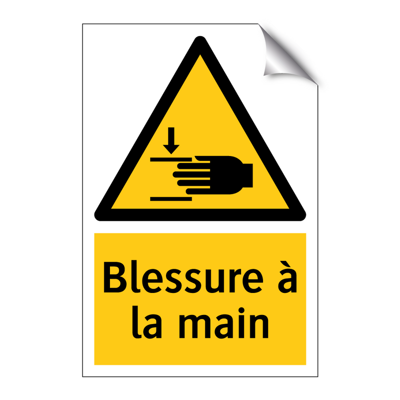Blessure à la main