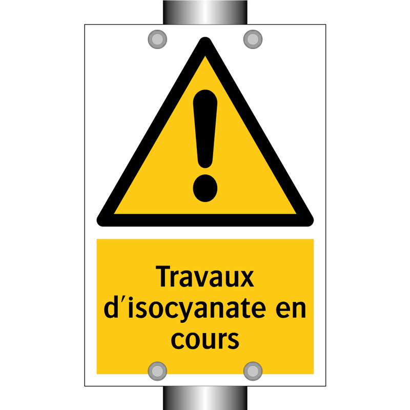 Travaux d'isocyanate en cours