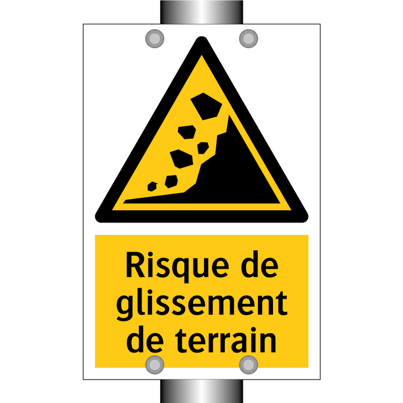Risque de glissement de terrain