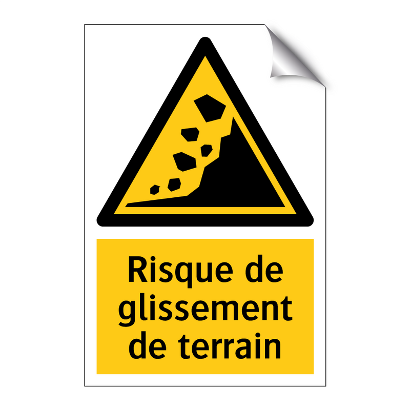 Risque de glissement de terrain
