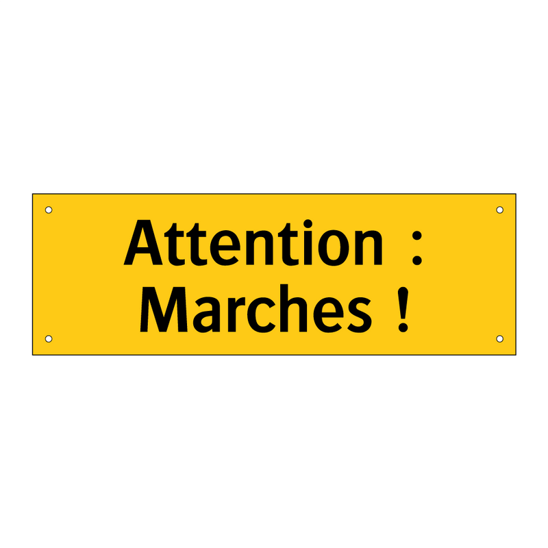 Attention : Marches !