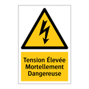 Tension Élevée Mortellement Dangereuse