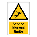 Service hivernal limité