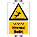 Service hivernal limité