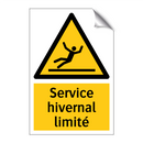 Service hivernal limité