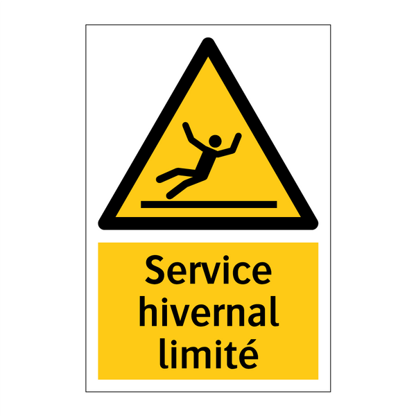 Service hivernal limité
