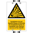 Installation de gaz liquéfié Risque d'incendie et d'explosion Fumer et manipuler une flamme nue ou un feu interdit