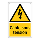 Câble sous tension