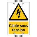 Câble sous tension