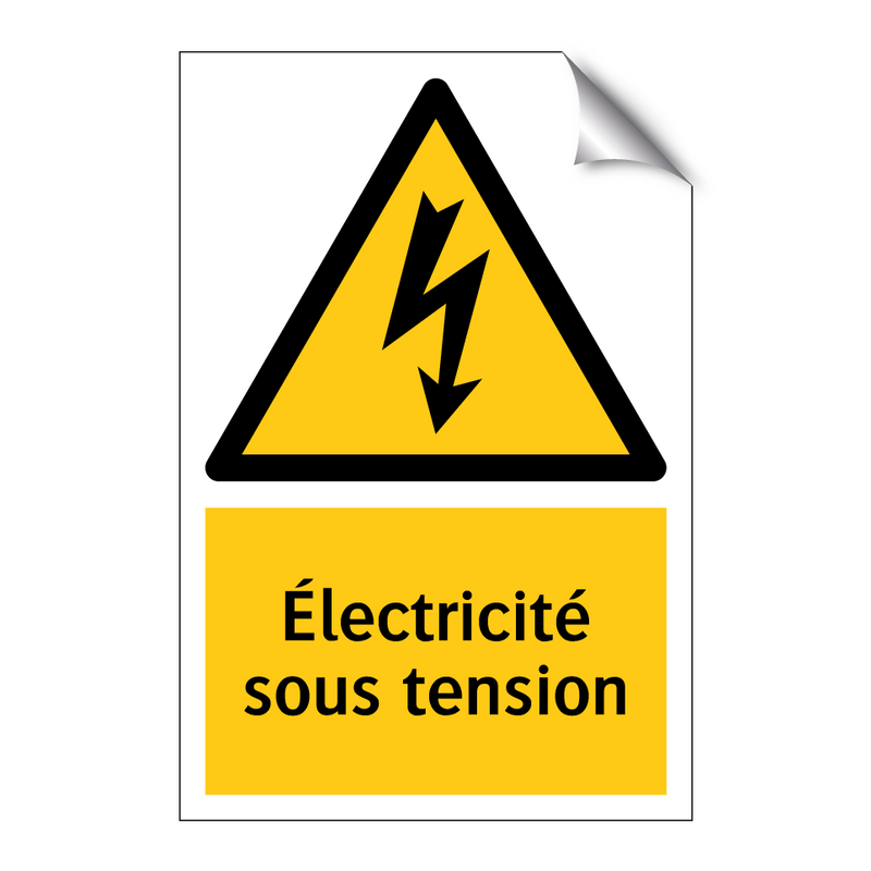 Électricité sous tension