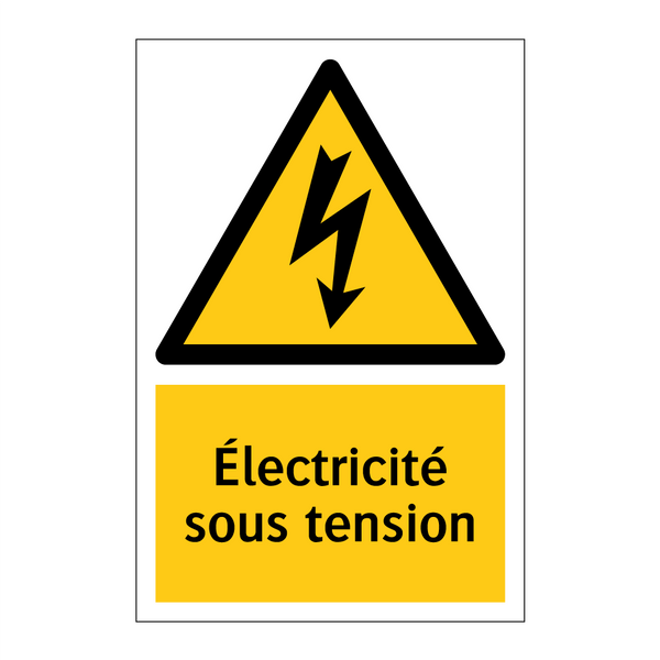 Électricité sous tension