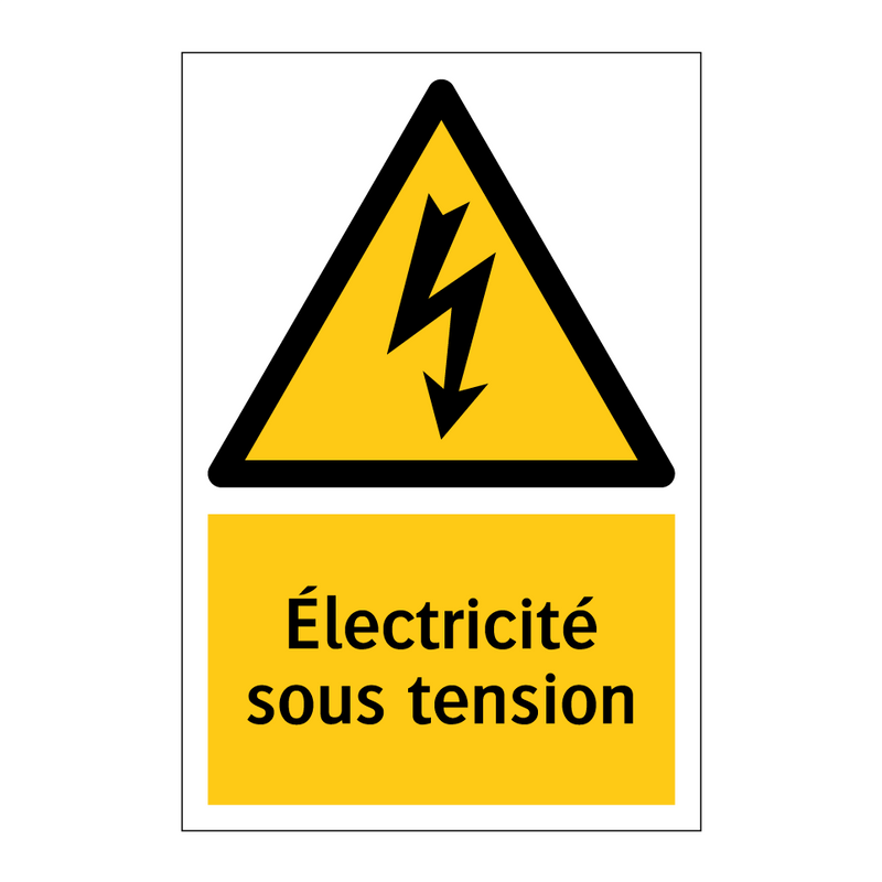 Électricité sous tension