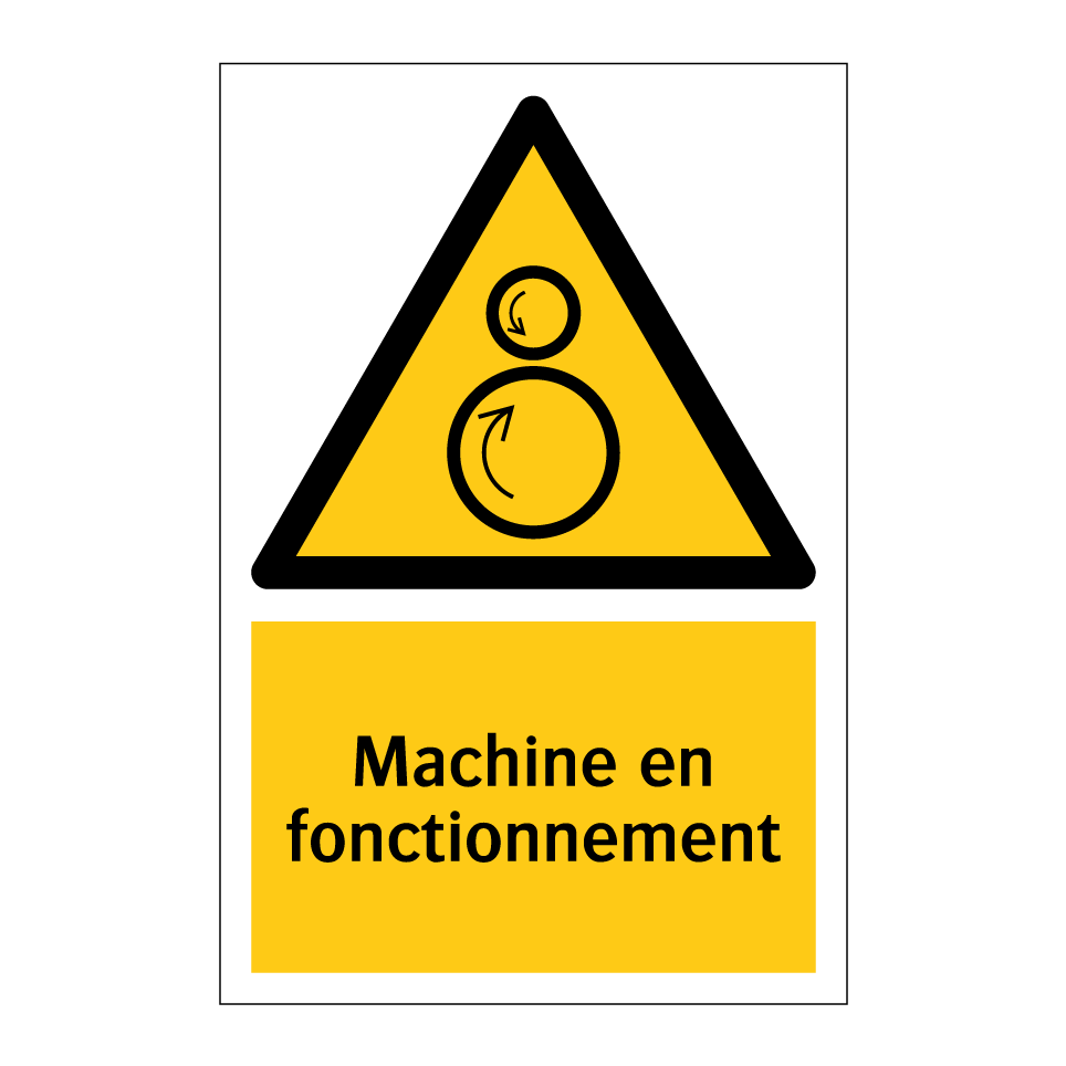 Machine en fonctionnement
