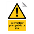Interrupteur principal de la grue