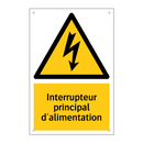 Interrupteur principal d'alimentation